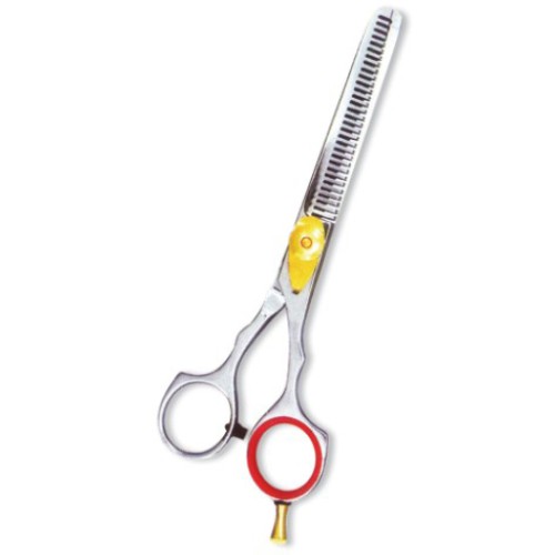 Rofessional Thinning Scissor. One Blade Teeth and One Blade Razor. Mirror Finish.