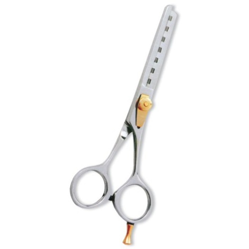 Professional Thinning Scissor. One Blade Teeth and One Blade Razor. Mirror Finish.